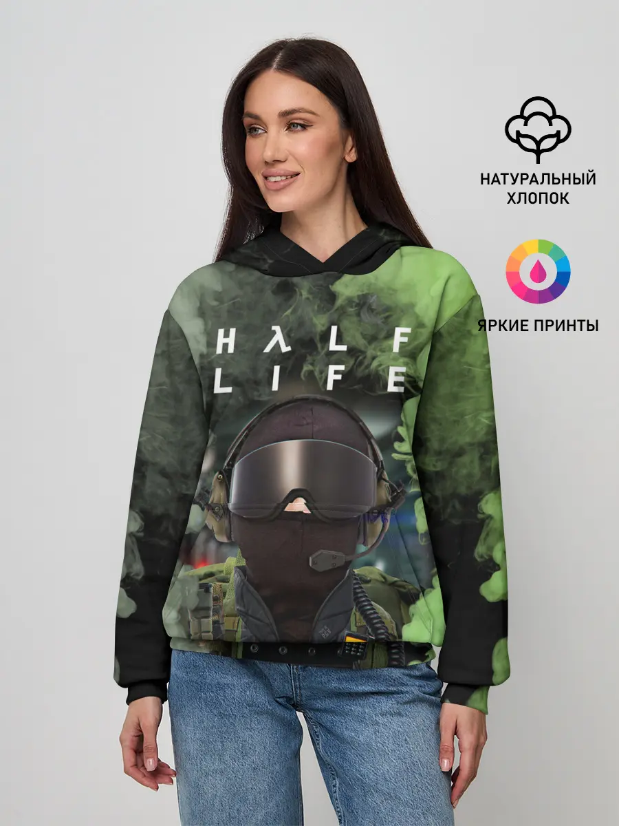 Женское худи / Opposing Force | Half-Life (+спина)