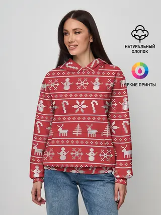 Женское худи / Новогодний атрибуты