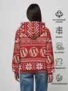 Женское худи / Вязаный рисунок