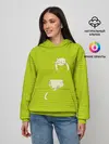 Женское худи / Котик запутался в нитках