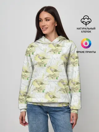 Женское худи / Маленькие птички