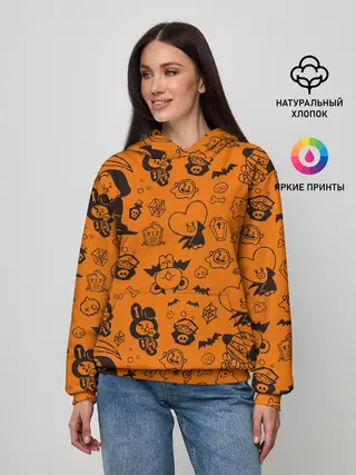Женское худи / Spooky Halloween BT21 | BTS