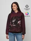 Женское худи / Аста Черный клевер Red style