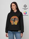 Женское худи / Хэллоуинская кошка