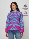 Женское худи / Неоновая шкура тигра