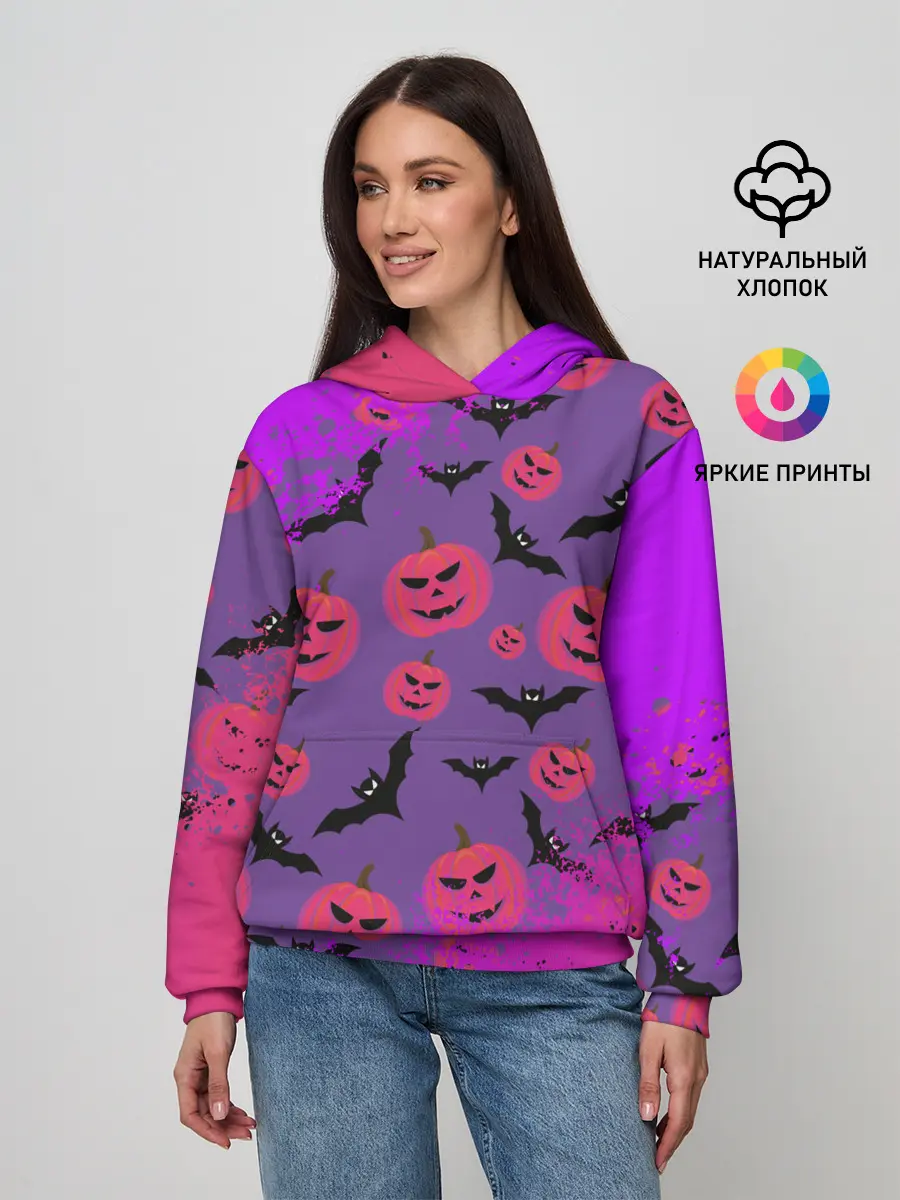 Женское худи / HALLOWEEN NEON