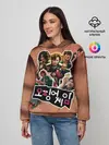 Женское худи / Стикерпак / Игра в кальмара