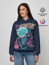 Женское худи / mysterio cat 3d