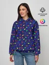 Женское худи / Разноцветные Лампочки