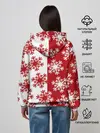 Женское худи / Новогодние Снежинки 2022