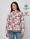 Женское худи / Санта везёт подарки