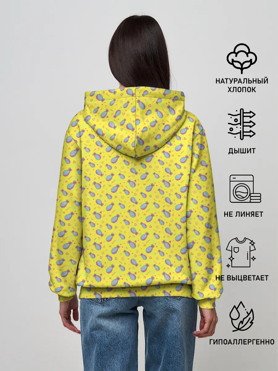 Женское худи / Pineapple Pattern