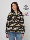 Женское худи / Patern Halloween 15