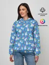 Женское худи / Снеговики и Звёздочки