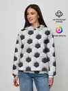 Женское худи / Текстура футбольного мяча