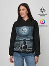 Женское худи / КОТЫ НА КРЫШЕ