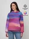 Женское худи / Гармоничные цветовые волны