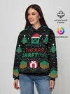 Женское худи / MINECRAFT (CHRISTMAS)