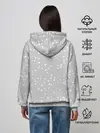 Женское худи / Крутой белый тигр