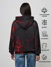 Женское худи / Адские 3D плиты | 3Д геометрия плиты