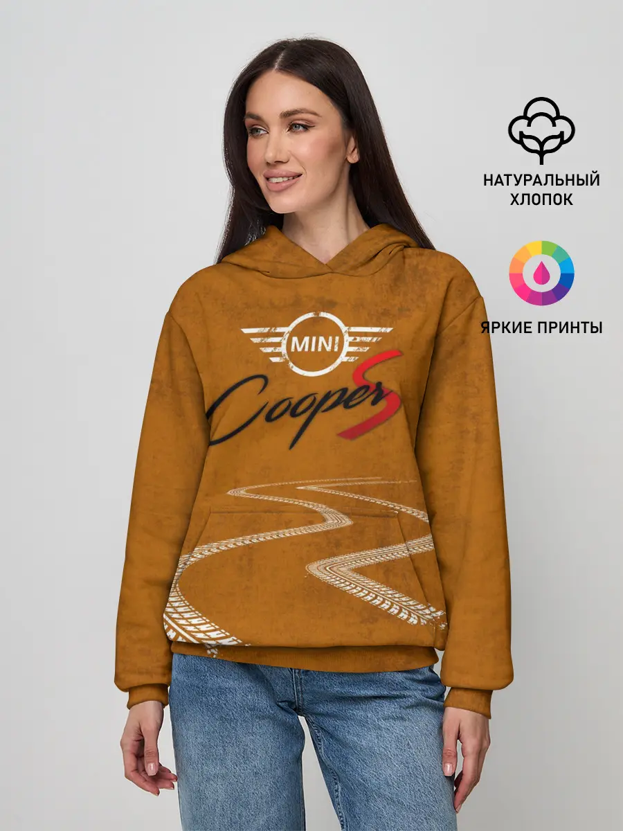 Женское худи / Следы Mini