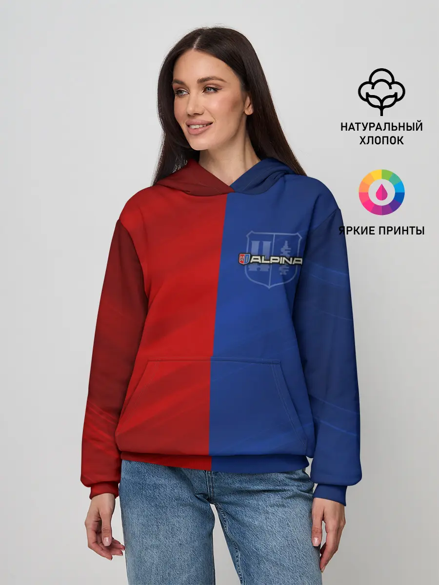 Женское худи / Логотип Alpina