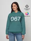 Женское худи / Игрок в кальмара 067.