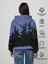 Женское худи / Снеговик на Хэллоуин