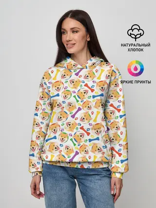 Женское худи / Сиба Ину