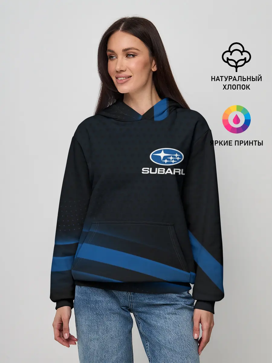 Женское худи / Subaru, sport style