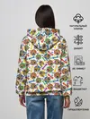 Женское худи / Немецкая Овчарка (красочный дизайн)