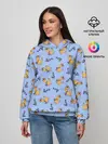 Женское худи / Радостный кот