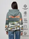 Женское худи / Южный Парк разрушенный город