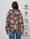 Женское худи / Яркие розовые розы
