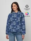 Женское худи / Тигры паттерн