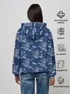Женское худи / Тигры паттерн