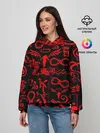 Женское худи / ТОКИЙСКИЕ МСТИТЕЛИ КРАСНЫЕ ТАТУ