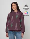 Женское худи / Бардовые гладиолусы