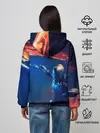Женское худи / WAFRAME NEON KATANA FIRE