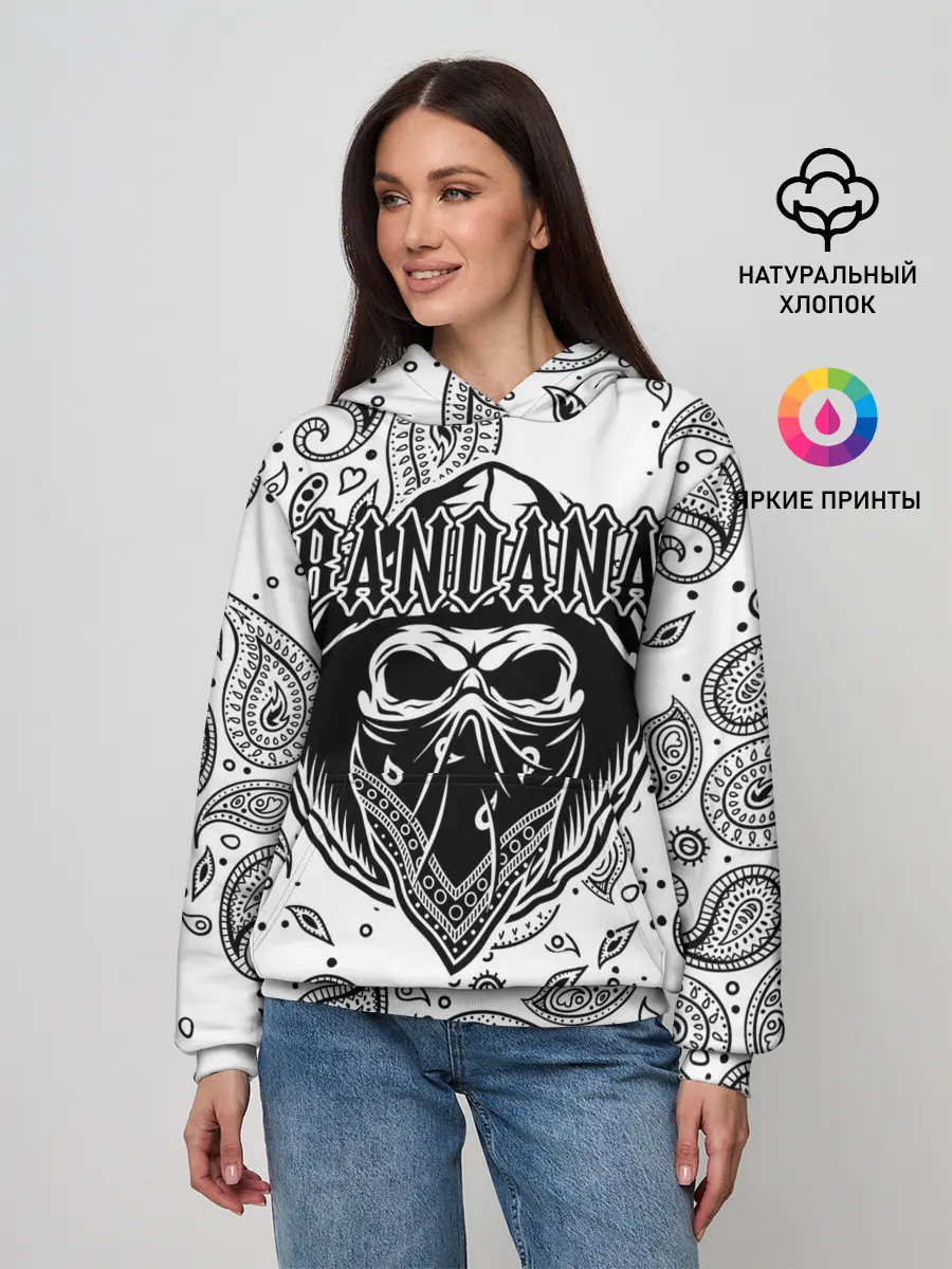 Женское худи / BANDANA (SCULL)