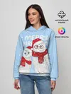 Женское худи / С Рождеством! Совы